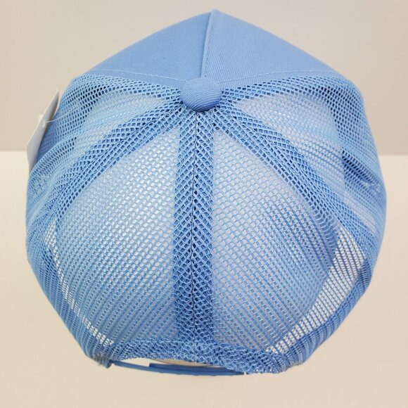 Bass Pro Shops Snapback Hat Mesh Logo Fishing Baby Blue NWT - Picture 12 of 12